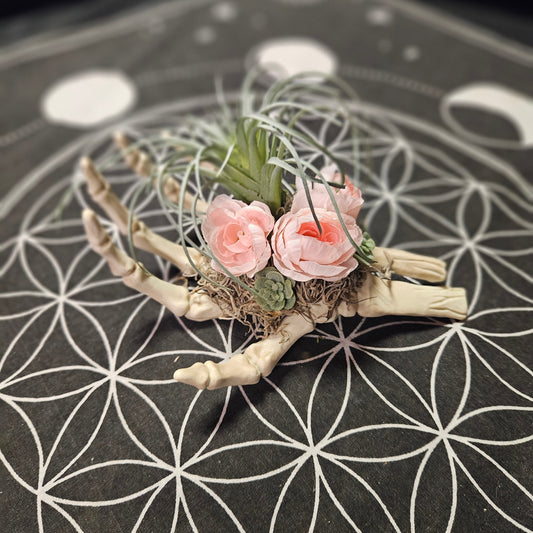 Skeleton Hand Faux Air Plant