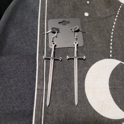 Medieval Sword Earrings