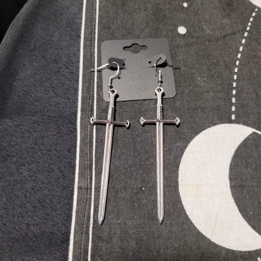 Medieval Sword Earrings