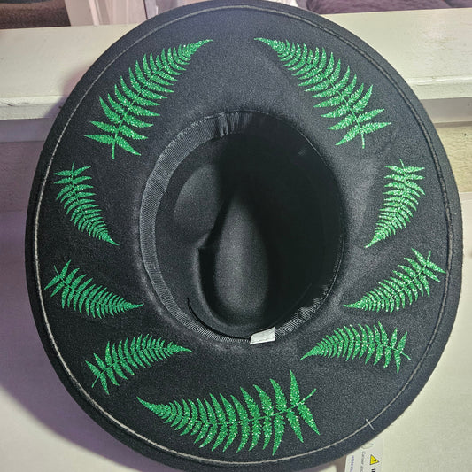 Mystical Fern Wide Brim Hat