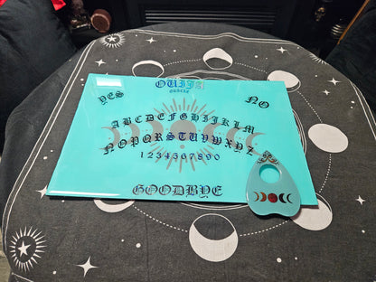 Teal Moonphase Spirit Board