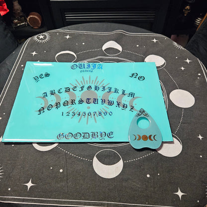 Teal Moonphase Spirit Board