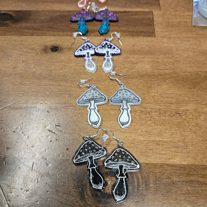 Mushroom Earrings