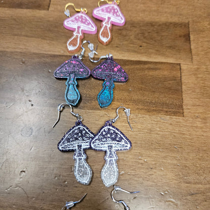 Mushroom Earrings