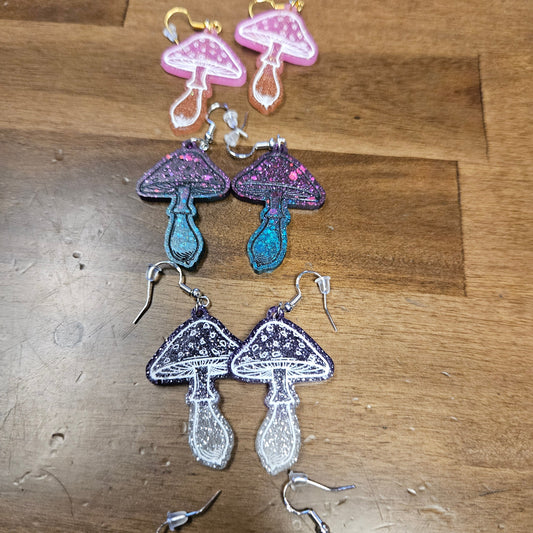 Mushroom Earrings