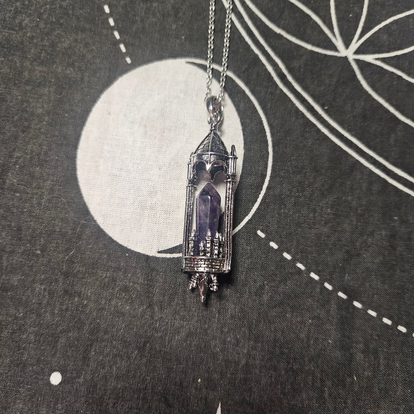 Crystal Point Cathedral Necklace