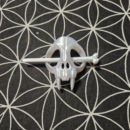 Skull Hair Stick Slide