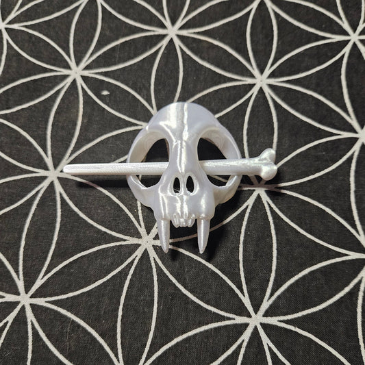 Skull Hair Stick Slide