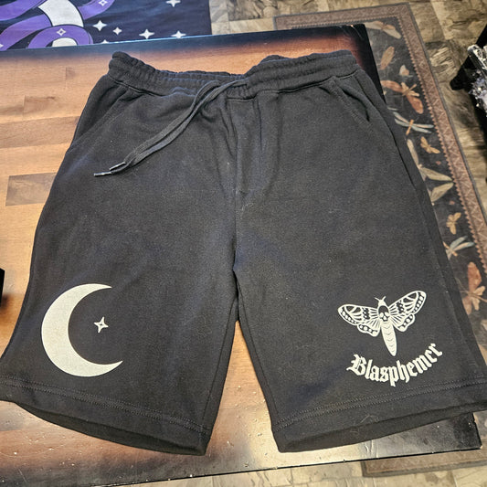 Blasphemer Death Head Moth Midweight Fleece Shorts