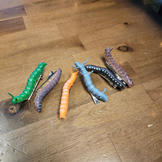 Grub Bug Hair Clip