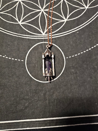 Crystal Point Cathedral Necklace