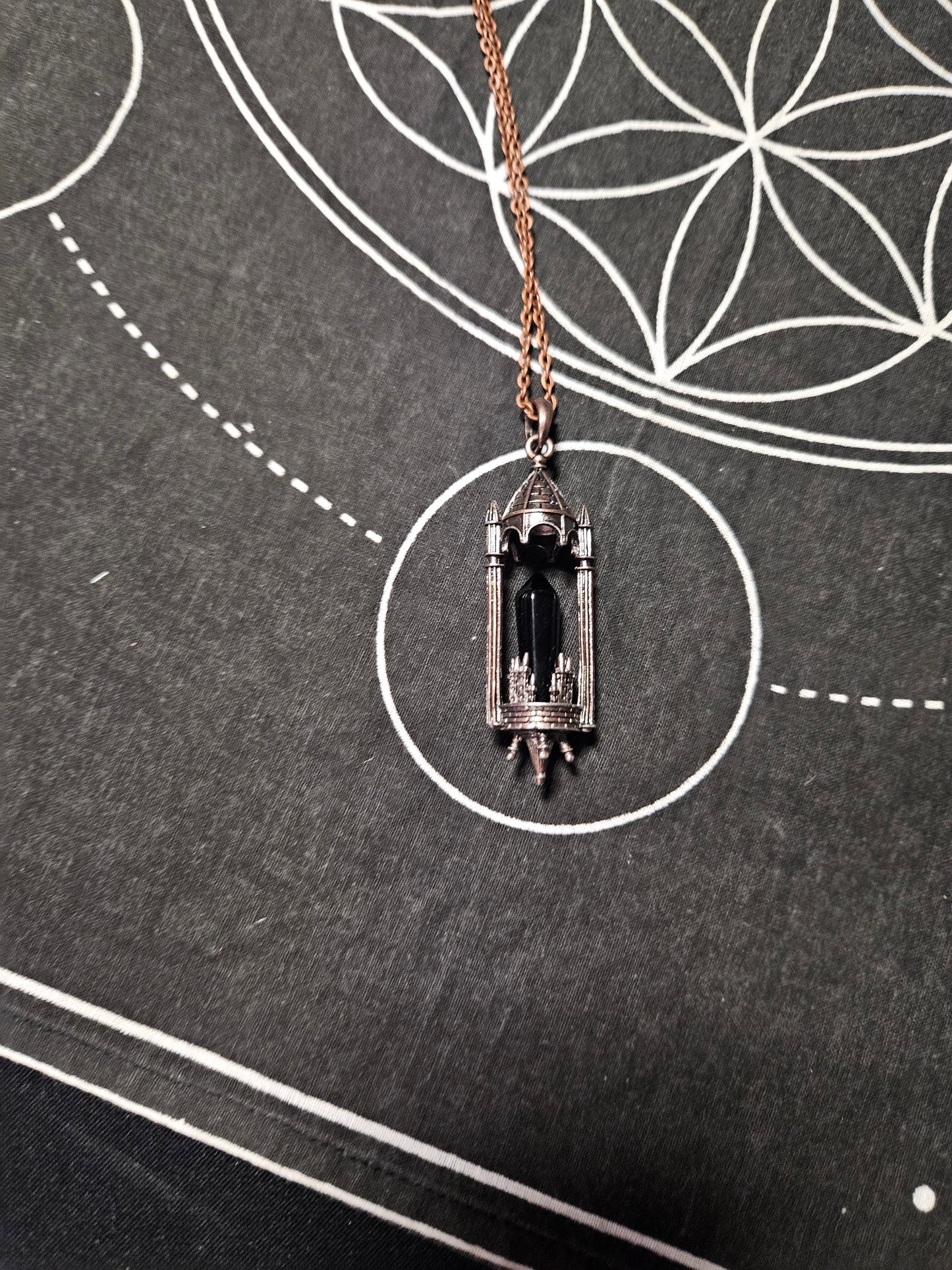Crystal Point Cathedral Necklace