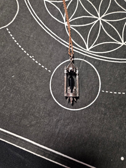 Crystal Point Cathedral Necklace