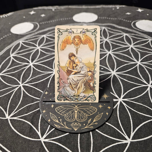 Crescent Moth Card Stand