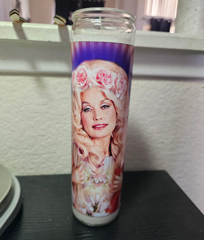 Dolly Parton Saint Candle- St. Dolly