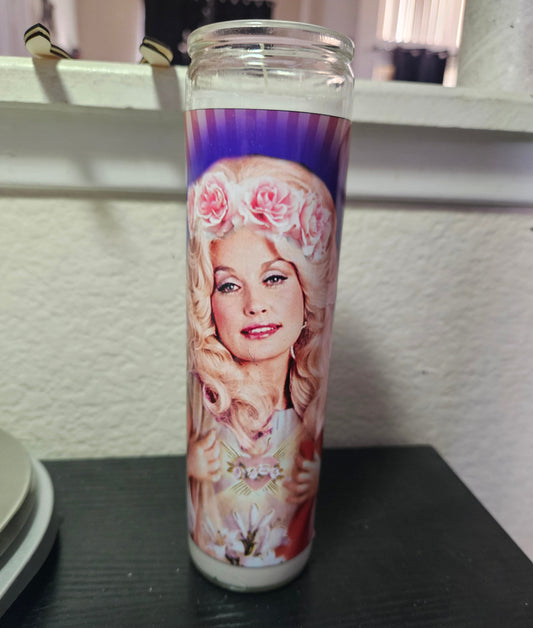 Dolly Parton Saint Candle- St. Dolly
