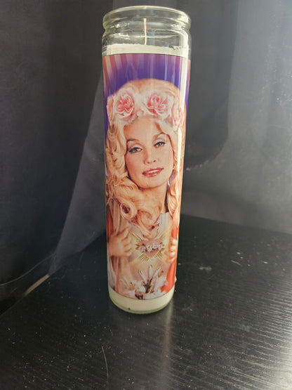 Dolly Parton Saint Candle- St. Dolly