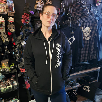 Blasphemer Death Metal Zip Up Hoodie