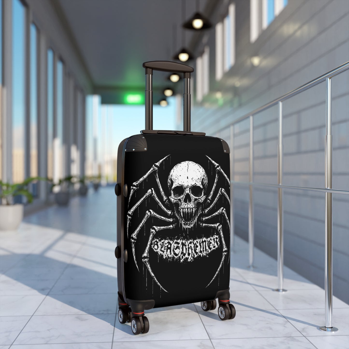Blasphemer Spider Skull Suitcase