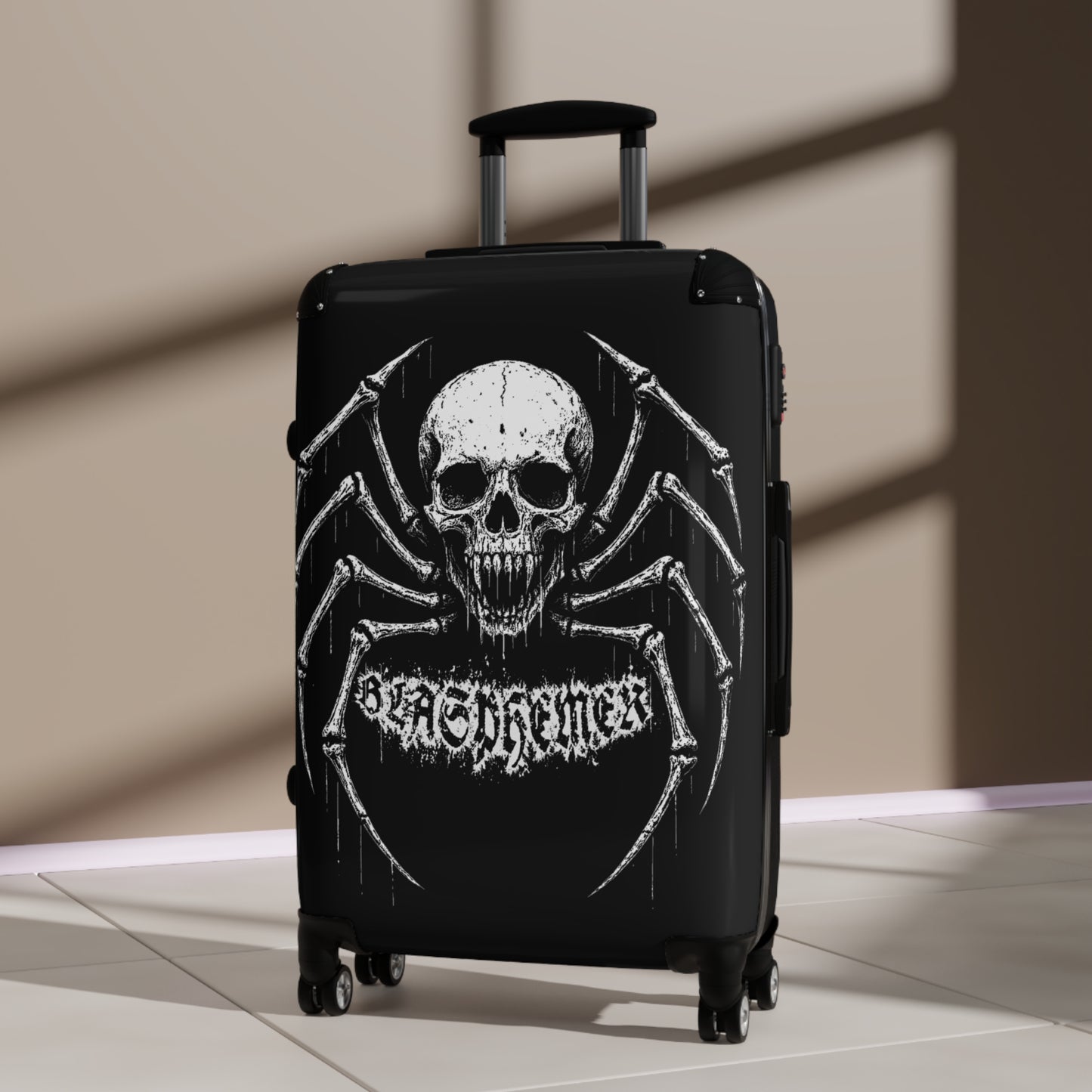 Blasphemer Spider Skull Suitcase