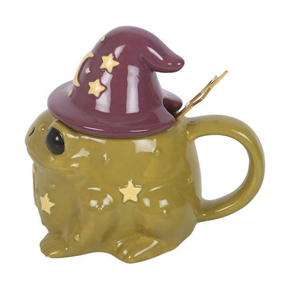 Magic Toad Shaped Halloween Mug with Spoon