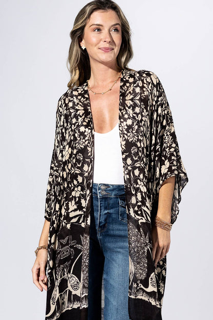 Patchwork Paisley Kimono