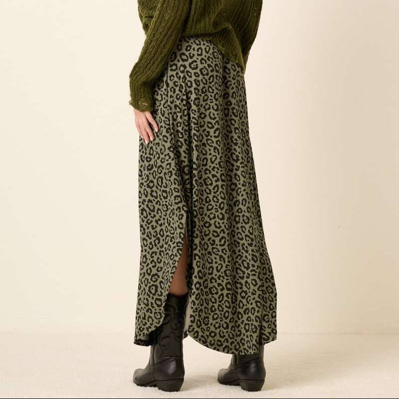 Jungle Hex Maxi Skirt