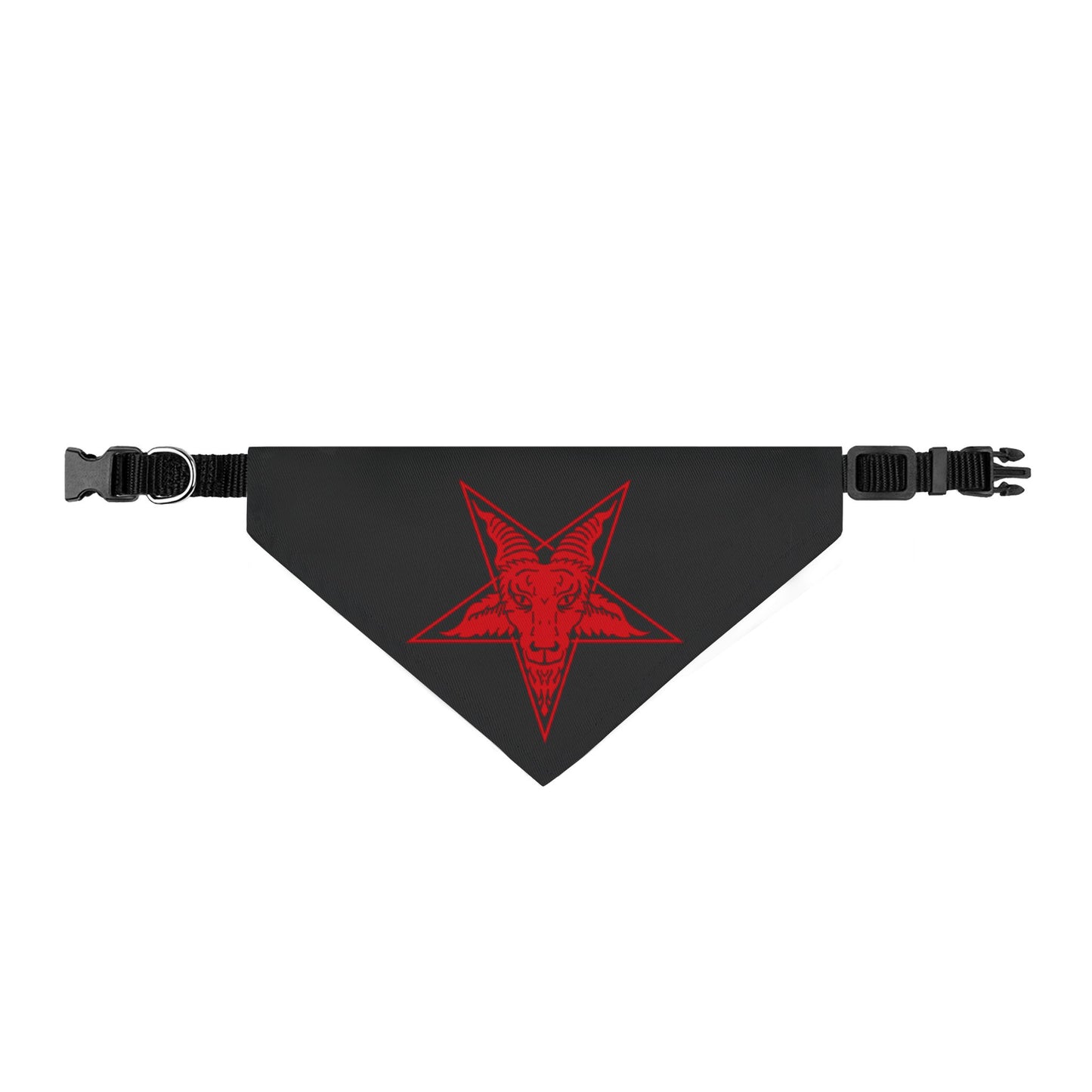 Baphomet Clip-On Pet Bandana