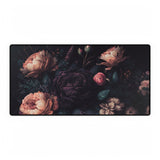 Dark Floral Desk Mats