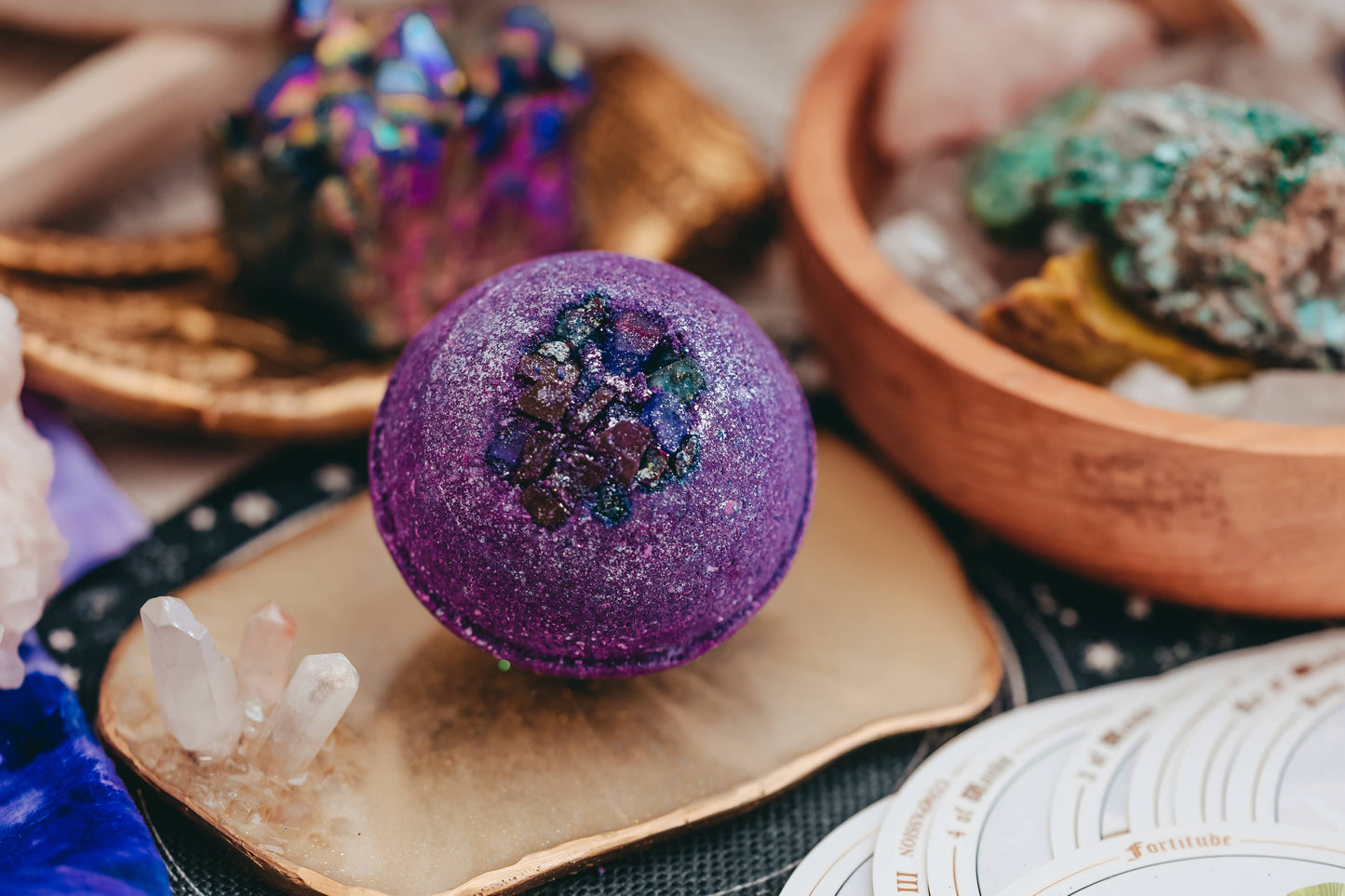 Mystic Topaz Druzy Vegan Bath Bomb