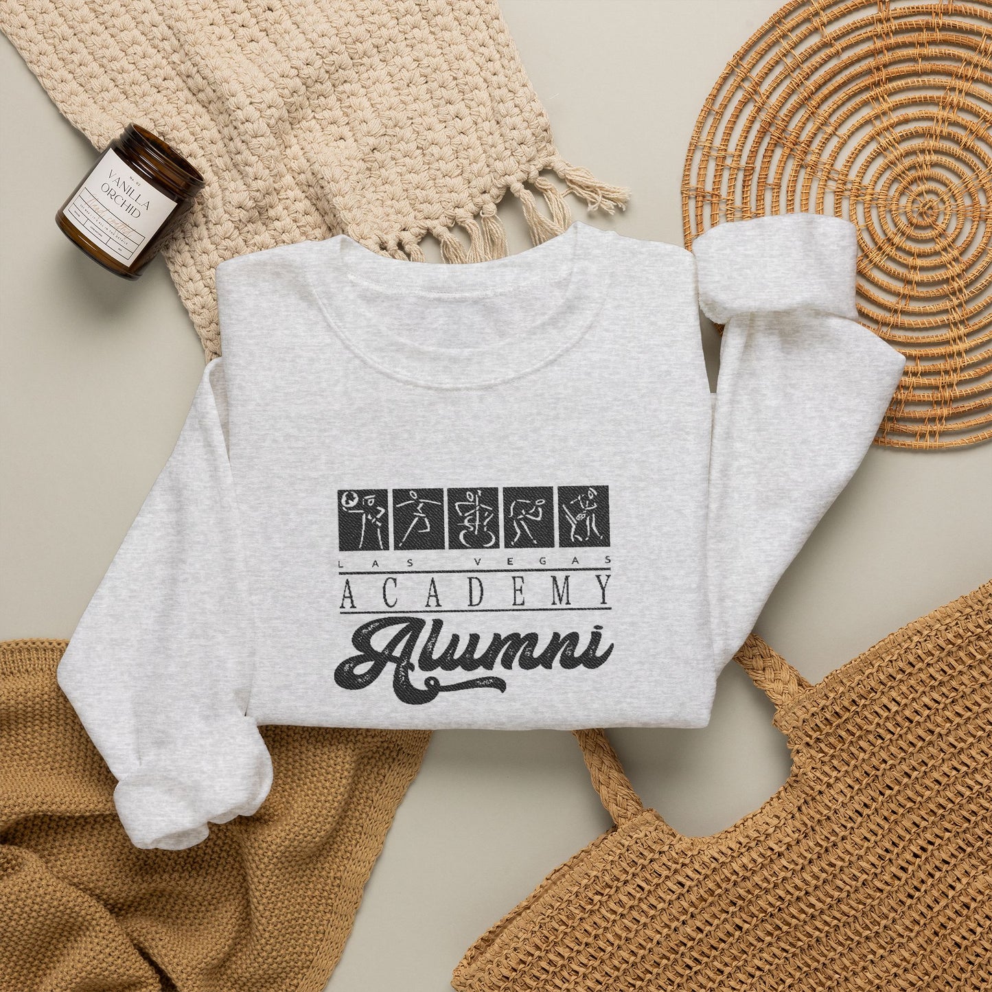 LVA Alumni Embroidered Unisex Crewneck Sweatshirt
