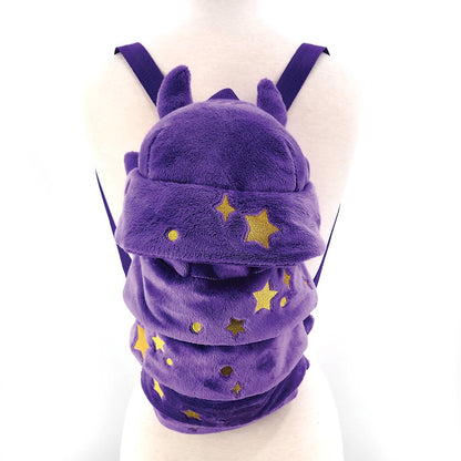 Purple Roly Poly Plush Backpack