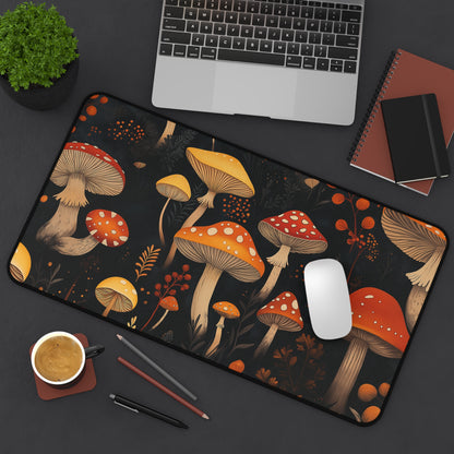 Mushrooms Desk Mat