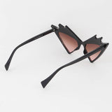 Triple Star Jeweled Cateye Sunglasses