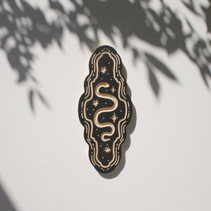 Snake- Carved Wall Hanging