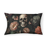 Floral Skull Pillow Sham