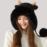 Antler Faux Fur lined Hat