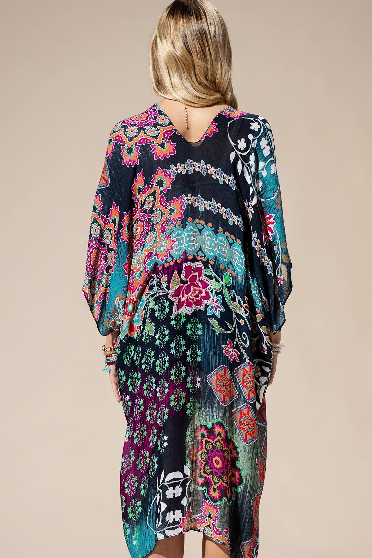 Midnight Mosaic Kimono