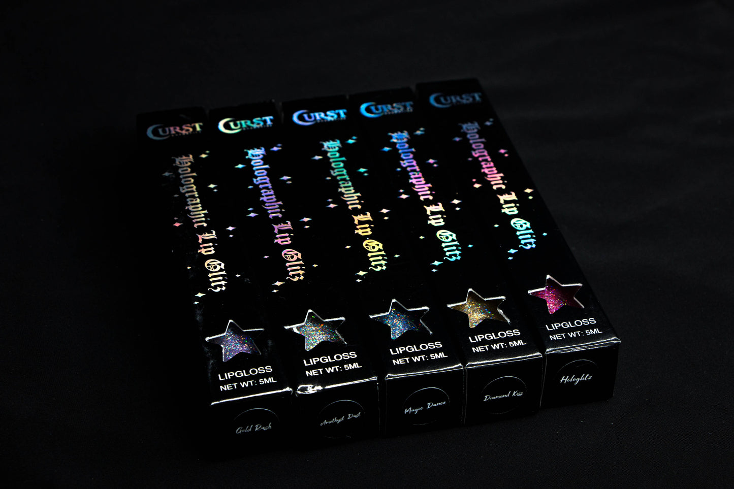 Holographic Lip Glitz - Black Magic