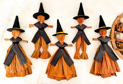 Witch Corn Husk Doll / Samhain Folk Poppet