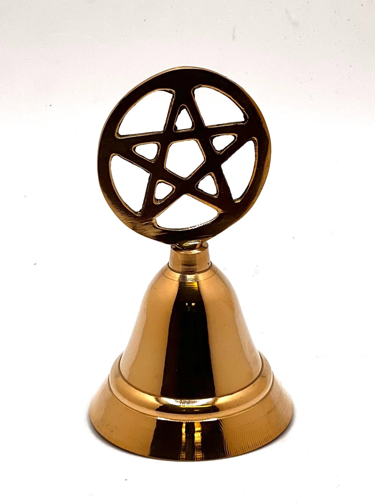 Pentacle Brass Bell 4"