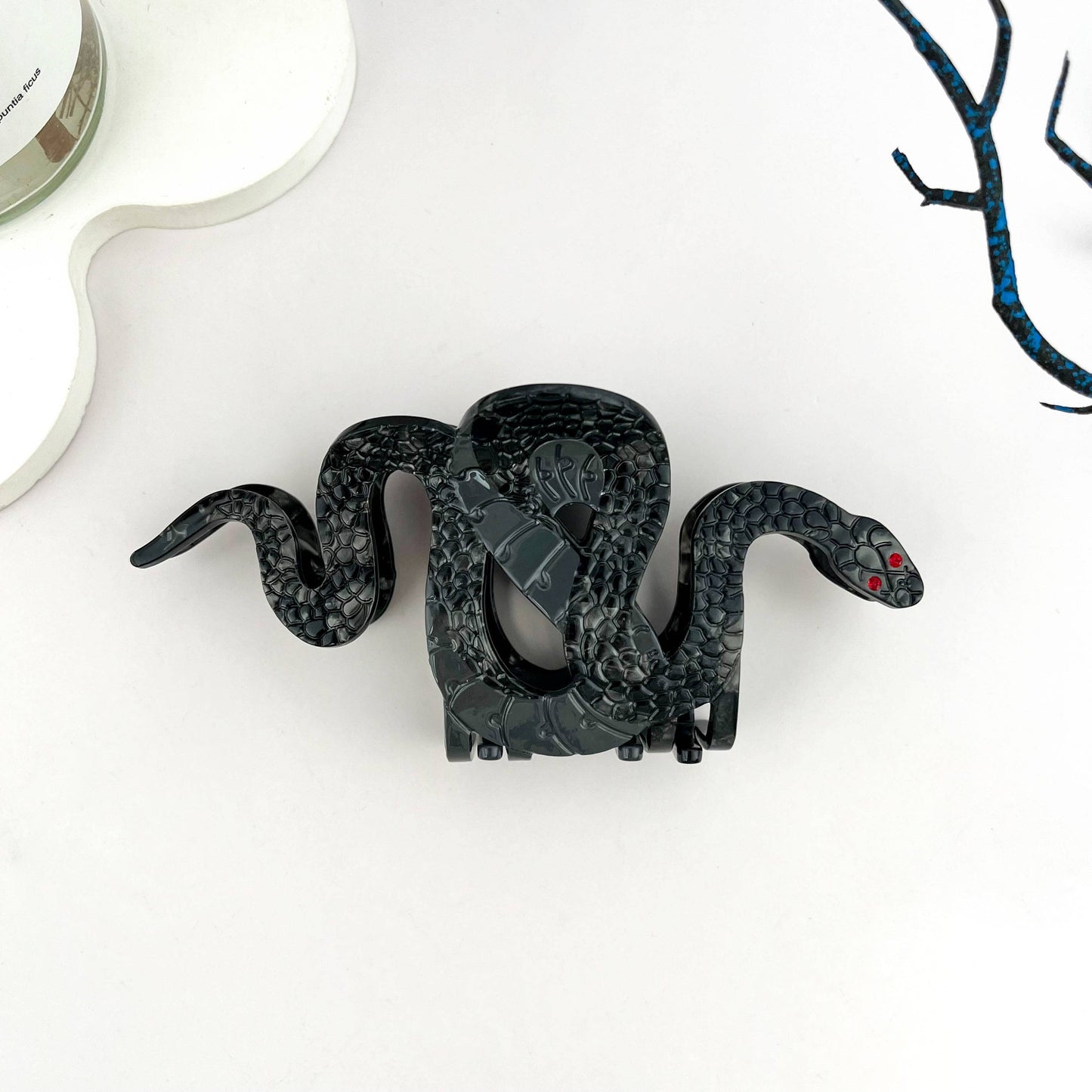 Black Snake Hair Clip