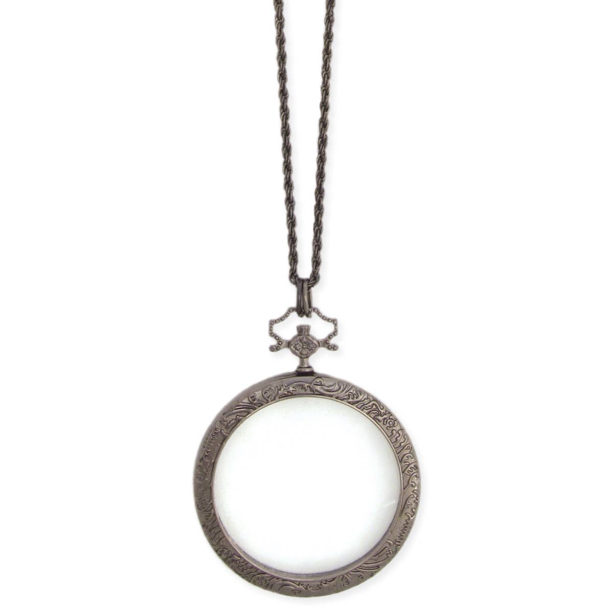 Vintage Magnifying Glass Necklace