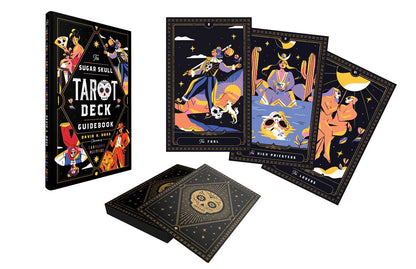 Sugar Skull Tarot Deck and Guidebook by David A Ross