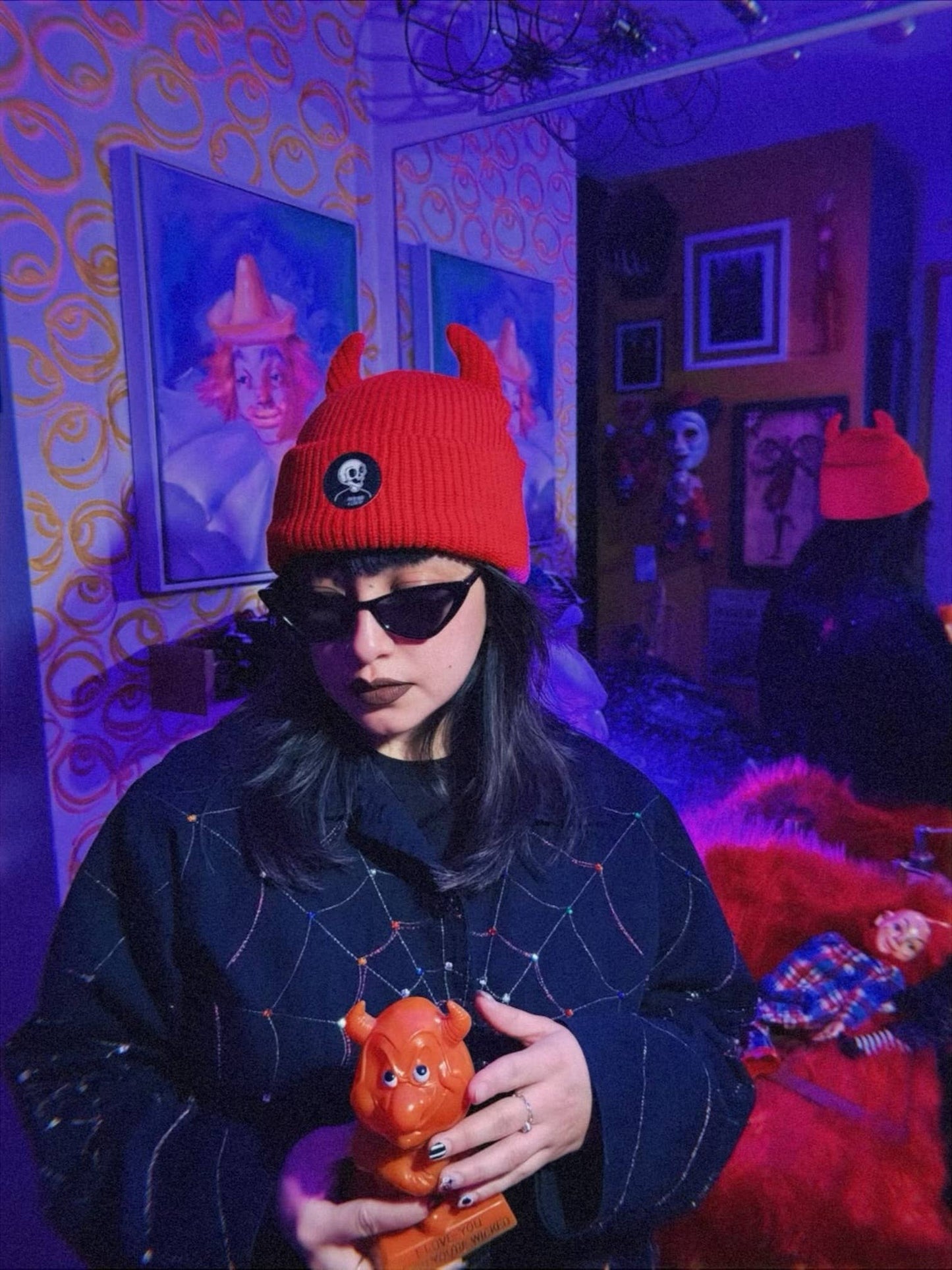 Devil Horn Beanie