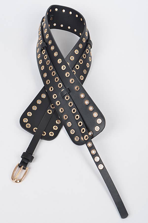 Full Eyelet Waist Belt