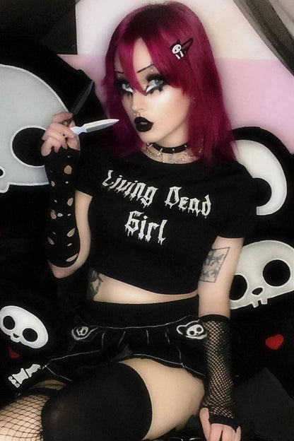 Living Dead Girl Crop Top