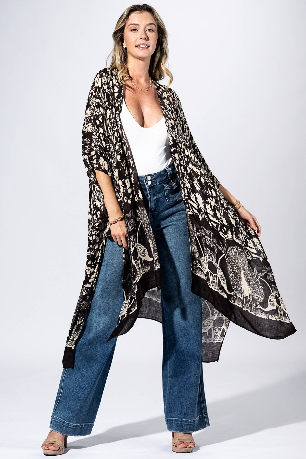 Patchwork Paisley Kimono