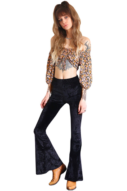Velvet Bell Bottoms