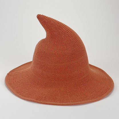 Classic Halloween Witch Hat Knit Pointed Top_CWAH3990